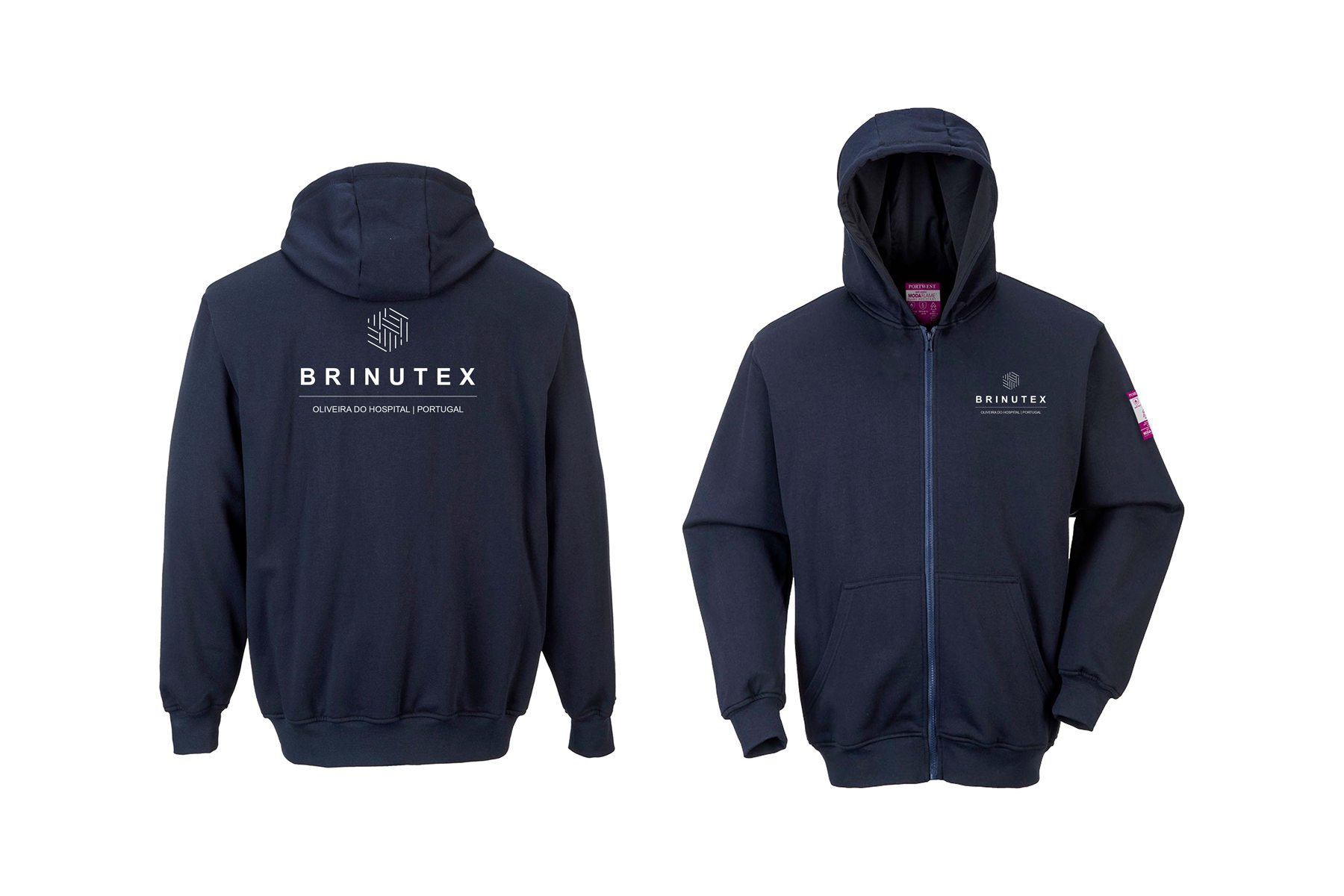 Flame-resistant zip sweatshirt — professional clothing