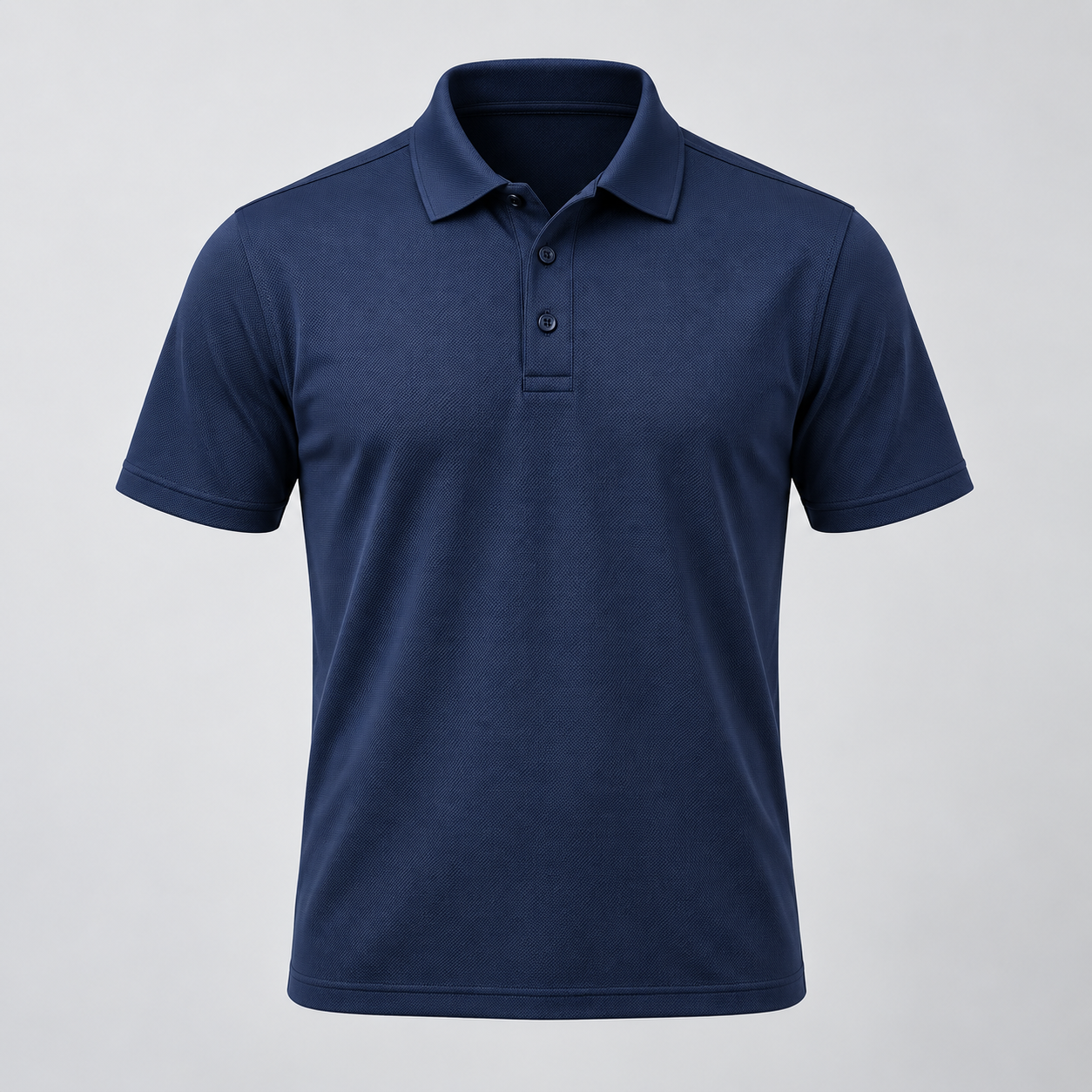 Polo técnico azul marino de manga corta